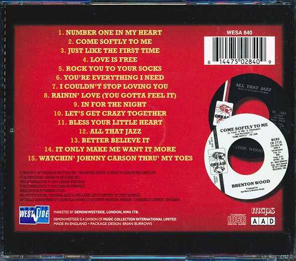 Brenton Wood - Better Believe It: The Cream Of The 70s Sides (CD)