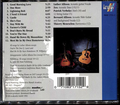Luther Allison - Hand Me Down My Moonshine (CD)