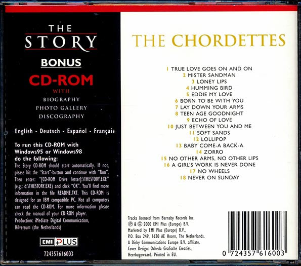 The Chordettes - The Story (CD)
