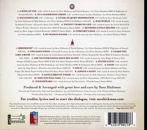 Sara Hickman - Motherlode (20 tracks) (2xCD) (CD)
