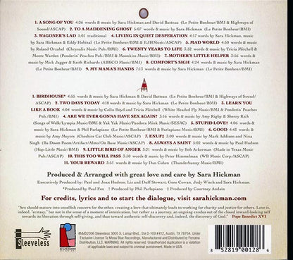 Sara Hickman - Motherlode (20 tracks) (2xCD) (CD)
