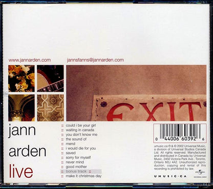 Jann Arden - Live With The Vancouver Symphony Orchestra (CD)