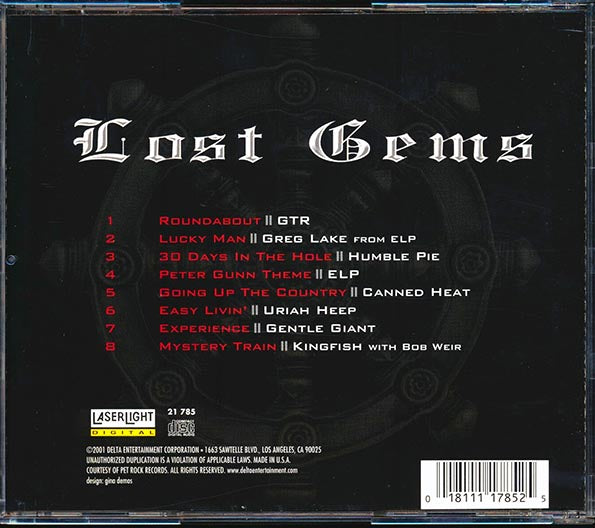 Canned Heat, GTR, Uriah Heep, Gentle Giant, Etc. - Lost Gems (CD)