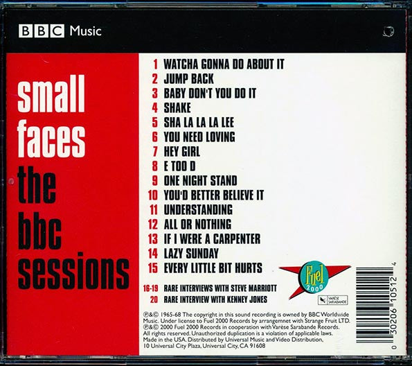 Small Faces - The BBC Sessions (CD)