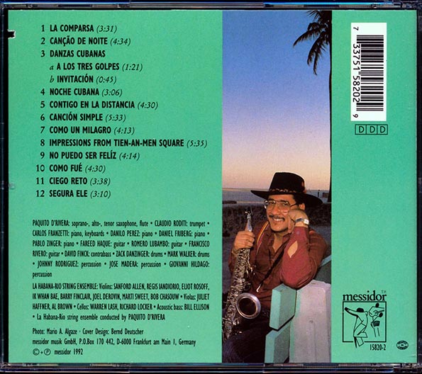 Paquito D'Rivera - La Habana Rio Conexion (CD)