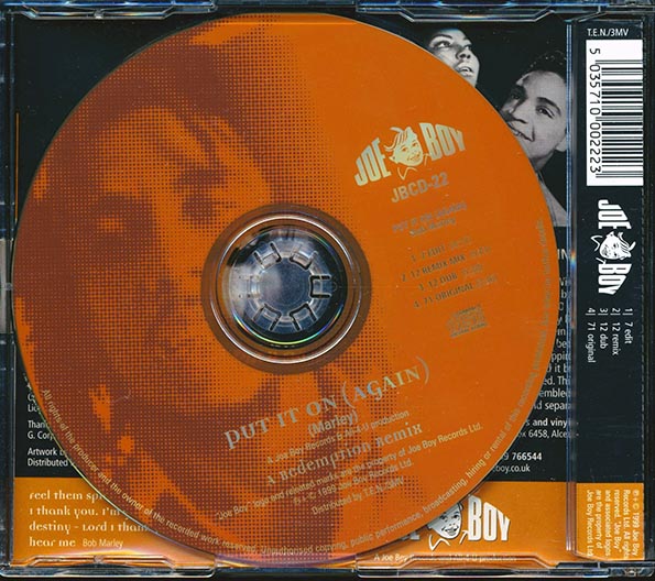 Bob Marley - Put It On (Again): A Redemption Remix (CD)