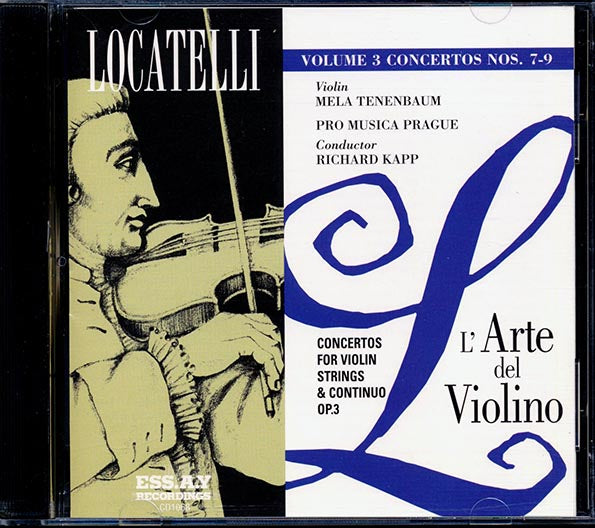 Locatelli - L'arte Del Violino Volume 3 Concertos Nos. 7-9, Mela Tenenbaum, Richard Kapp (CD)