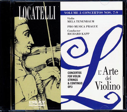 Locatelli - L'arte Del Violino Volume 3 Concertos Nos. 7-9, Mela Tenenbaum, Richard Kapp (CD)