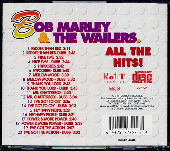 Bob Marley - All The Hits! (CD)