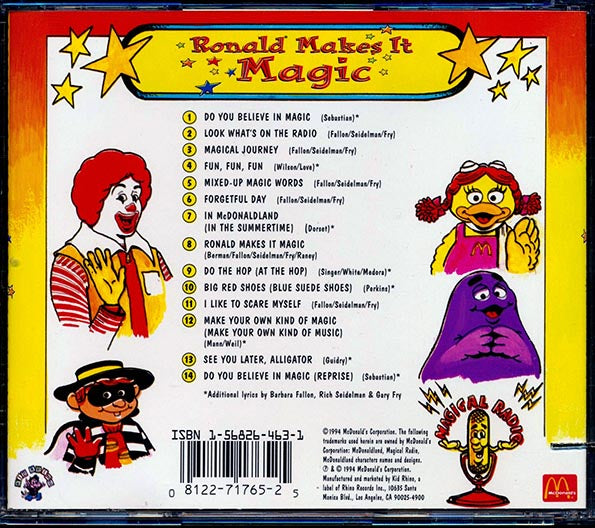 Ronald McDonald - Ronald Makes It Magic (CD)