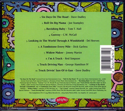 CW McCall, Red Simpson, Dave Dudley, Joe Stampley, Dick Curless, Etc. - Country Shots: Gear-Jammin' Greats (CD)