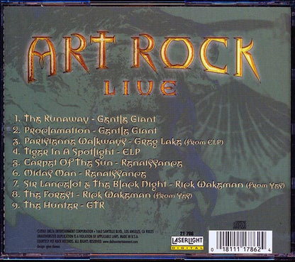 Gentle Giant, ELP, Renaissance, GTR, Rick Wakeman, Greg Lake - Art Rock Live (CD)