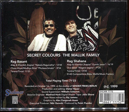 The Mallik Family - Secret Colours (CD)