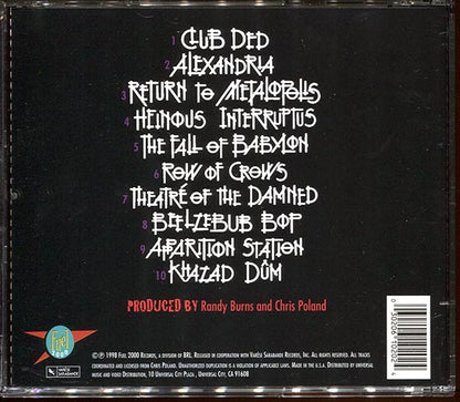 Chris Poland - Return To Metalopolis (CD)