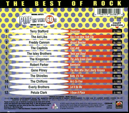 Gene Pitney, The Everly Brothers, Petula Clark, The Kingsmen, The Chiffons, Etc. - Pop In The 60's Volume 1 (CD)
