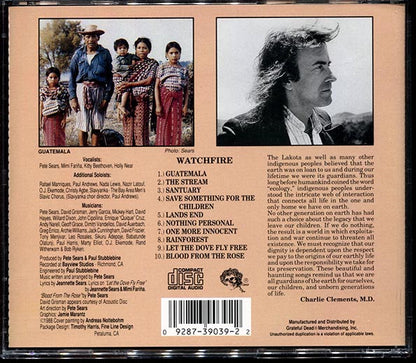 Pete Sears, Mimi Farina, Jerry Garcia, David Grisman, Holly Near - Watchfire (CD)