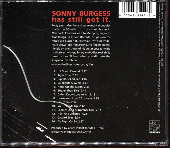 Sonny Burgess - Sonny Burgess (CD)