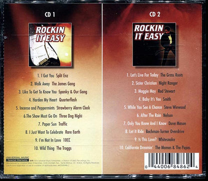 Rod Stewart, Steve Sinwood, Whitesnake, Night Ranger, 10CC, Split Enz, Etc. - Rockin It Easy (20 tracks) (CD)