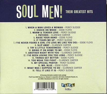 Eddie Floyd, Clarence Carter, Percy Sledge - Soul Men! Their Greatest Hits (CD)