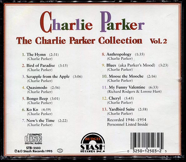 Charlie Parker - The Charlie Parker Collection Volume 2 (CD)