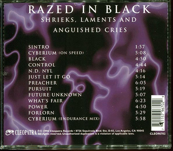 Razed In Black - Shrieks, Laments And Anguished Cries (CD)