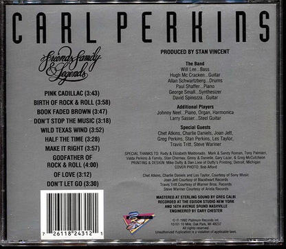 Carl Perkins - Friends, Family & Legends (CD)