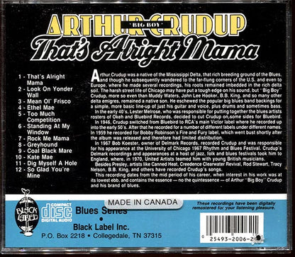 Arthur Big Boy Crudup - That's Alright Mama (CD)
