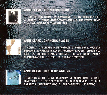 Anne Clark - The Last Emotion (The Sitting Room + Changing Places + Joined Up Writing) (26 tracks) (CD)