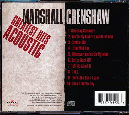 Marshall Crenshaw - Greatest Hits Acoustic (CD)