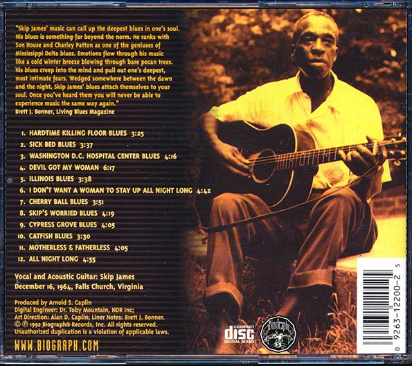 Skip James - Hardtime Killing Floor Blues (CD)