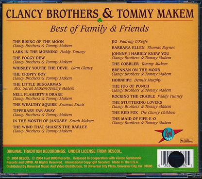 Clancy Brothers, Tommy Makem - Best Of Family & Friends (CD)
