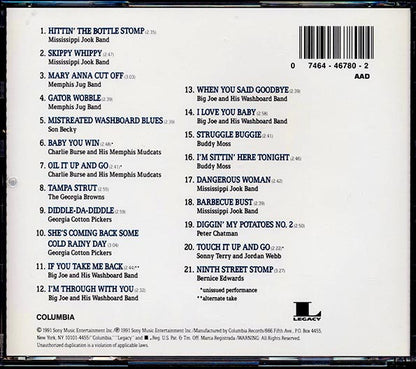 Mississippi Jook Band, Memphis Jug Band, Georgia Cotton Pickers, Etc. - Good Time Blues: Harmonicas, Kazoos, Washboards & Cow-Bells (CD)