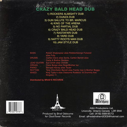 King Tubby, The Roots Radics - Crazy Bald Head Dub - PureSound Records