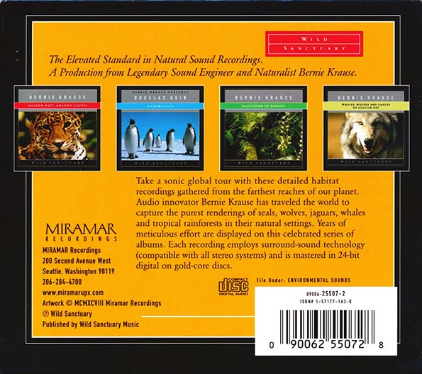 Bernie Krause - The Four Corners Of The World: Wild Sanctuary (CD)