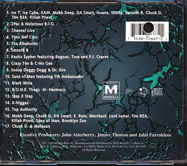 Dr. Dre, Snoop Dog, 2Pac, The Notorious BIG, Ice T, Ice Cube, Etc. - One Million Strong: The Album (CD)