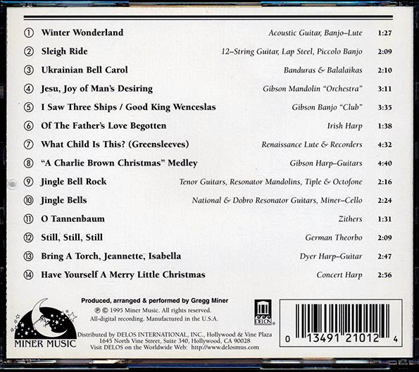 Gregg Miner - A Christmas Collection Volume 1: Featuring The Miner Museum Of Vintage, Exotic And Just Plain Unusual Musical Instruments (CD)