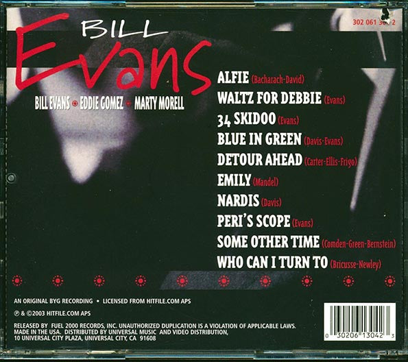 Bill Evans - Portraiture (CD)