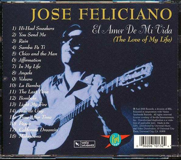 Joe Feliciano - El Amor De Mi Vida (The Love Of My Life) (CD)