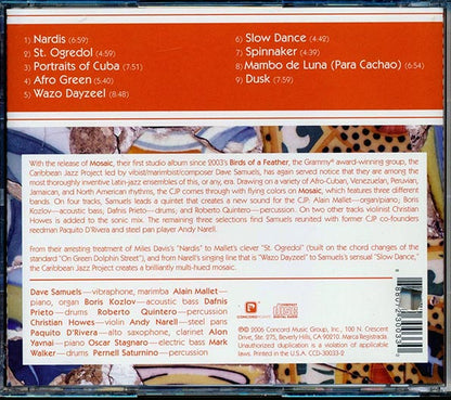 Caribbean Jazz Project, Dave Samuels - Mosiac (CD)