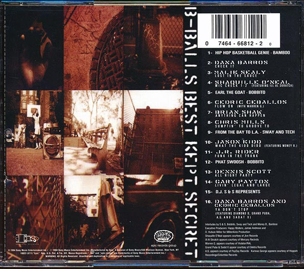 Shaquille O'Neal, Gary Payton, Dennis Scott, JR Rider, Brian Shaw, Etc. - B-Ball's Best Kept Secrets (CD)