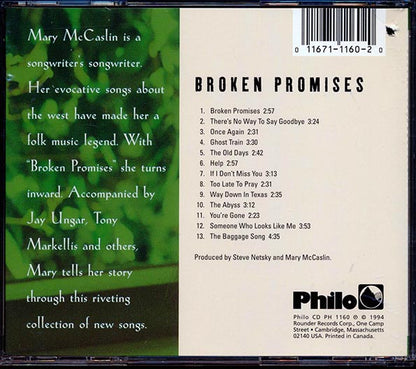 Mary McCaslin - Broken Promises (CD)