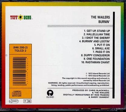 Bob Marley - Burnin' (CD)
