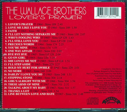 The Wallace Brothers - Lover's Prauer: Their Complete Sims Recordings (CD)