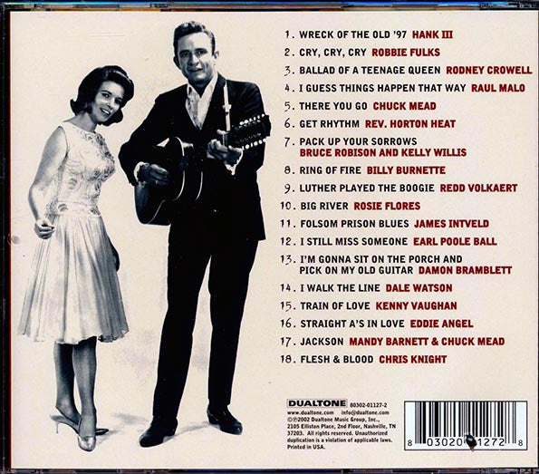 Robbie Fulkes, Hank III, Chuck Mead, Earl Poole Ball, Etc. - Dressed In Black: A Tribute To Johnny Cash (CD)