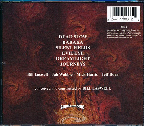 Divination (Bill Laswell, Jah Wobble, Mick Harris, Jeff Bova) - Ambient Dub Volume II: Dead Slow (CD)