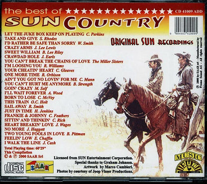Carl Perkins, Jerry Lee Lewis, Johnny Cash, Charlie Rich, Etc. - The Best Of Sun Country (CD)