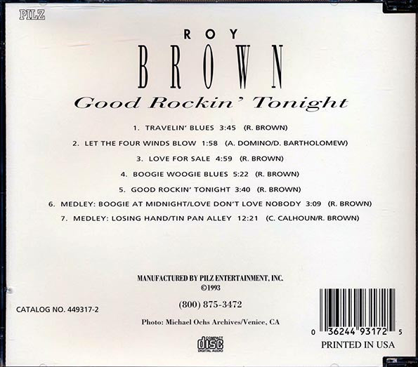 Roy Brown - Good Rockin' Tonight (CD)