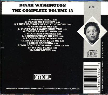 Dinah Washington - The Complete Dinah Washington Volume 13 (CD)