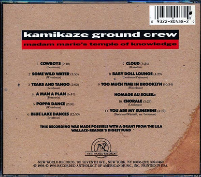 Kamikaze Ground Crew - Madam Marie's Temple Of Knowledge (CD)
