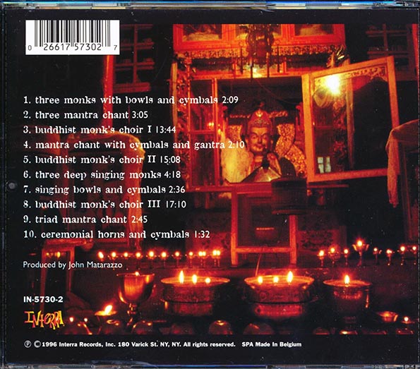 Buddhist Monks Of Mairti Vihar Monastery - Tibetan Mantras & Chants (CD)
